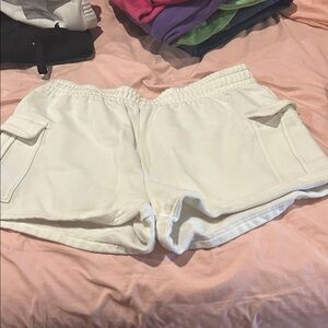 No Boundaries Women's Tan Cargo Shorts